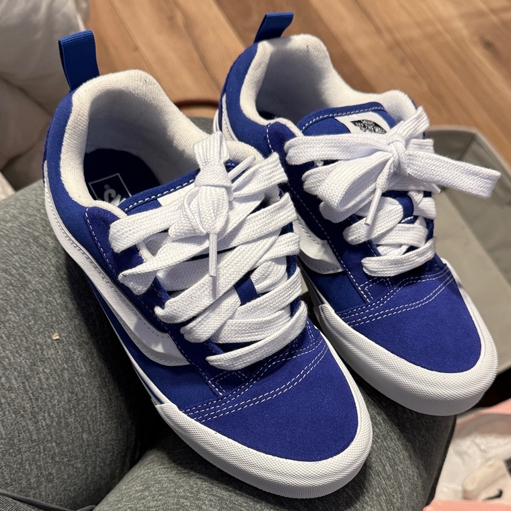 Blue vans brand new never used no box